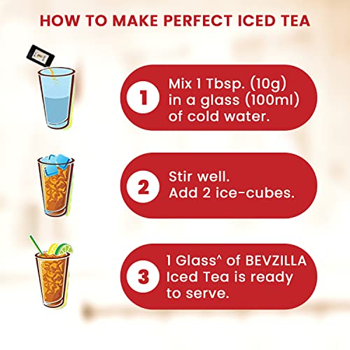 Image of Bevzilla Instant Iced Tea Peach Passion (250 GM)