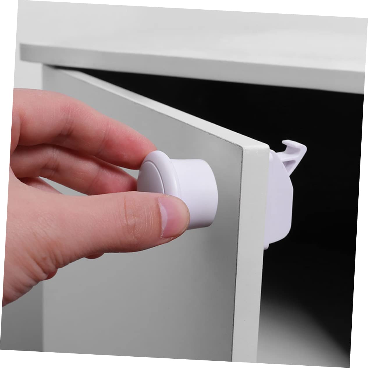 Toyvian 2 Pezzi Di Serrature Per Frigorifero Chiusure A Prova Di Bambino Per Frigorifero Facili Da Usare Design Elegante