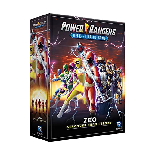 Renegade Game Studios Power Rangers Deck-Building Game Zeo: Stronger Than Before. Ages 13+, 30 -70 minutes playing time, for 2-4 players