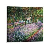 MONET　モネ　大型　絵画　1900年　ジヴェルニーのモネの庭 モネ・睡蓮の庭 ジヴェルニー 西洋絵画美術館