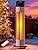 Uthfy 37 Inch Outdoor Electric Patio Heater, 1500W Infrared Heater with Remote, 12H Timer, IP65 Waterproof, Portable Tower Heaters for Home, Garage, Porch, Shop, Backyard, Indoor and Outdoor Use