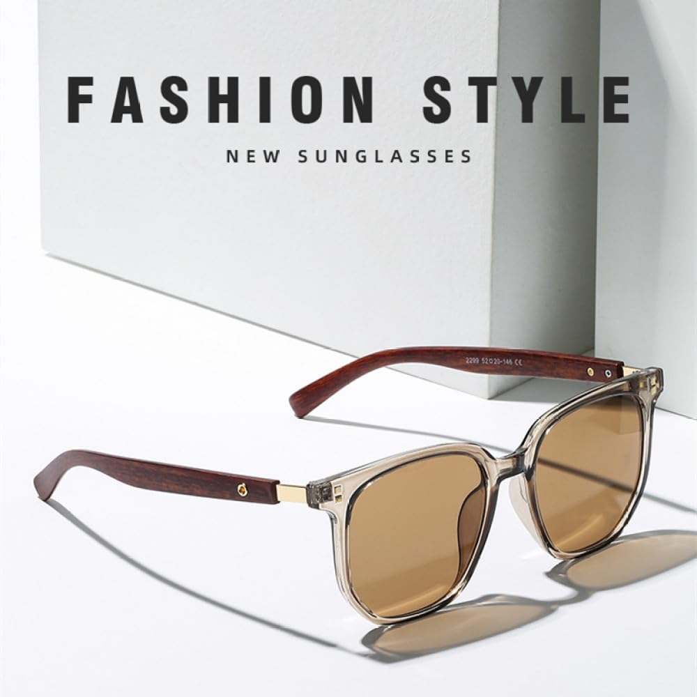 MUTYNE Retro Sunglasses For Men Fashion Glasses Vintage Sunglasses Women Luxury Wood Shades