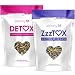 SkinnyFit Detox and ZzzTox 24/7 Bundle, 56 Servings, Cleanse with All-Natural, Laxative-Free, Green Tea Leaves, Chamomile and Lavender. Release Toxins and Relieve Stress