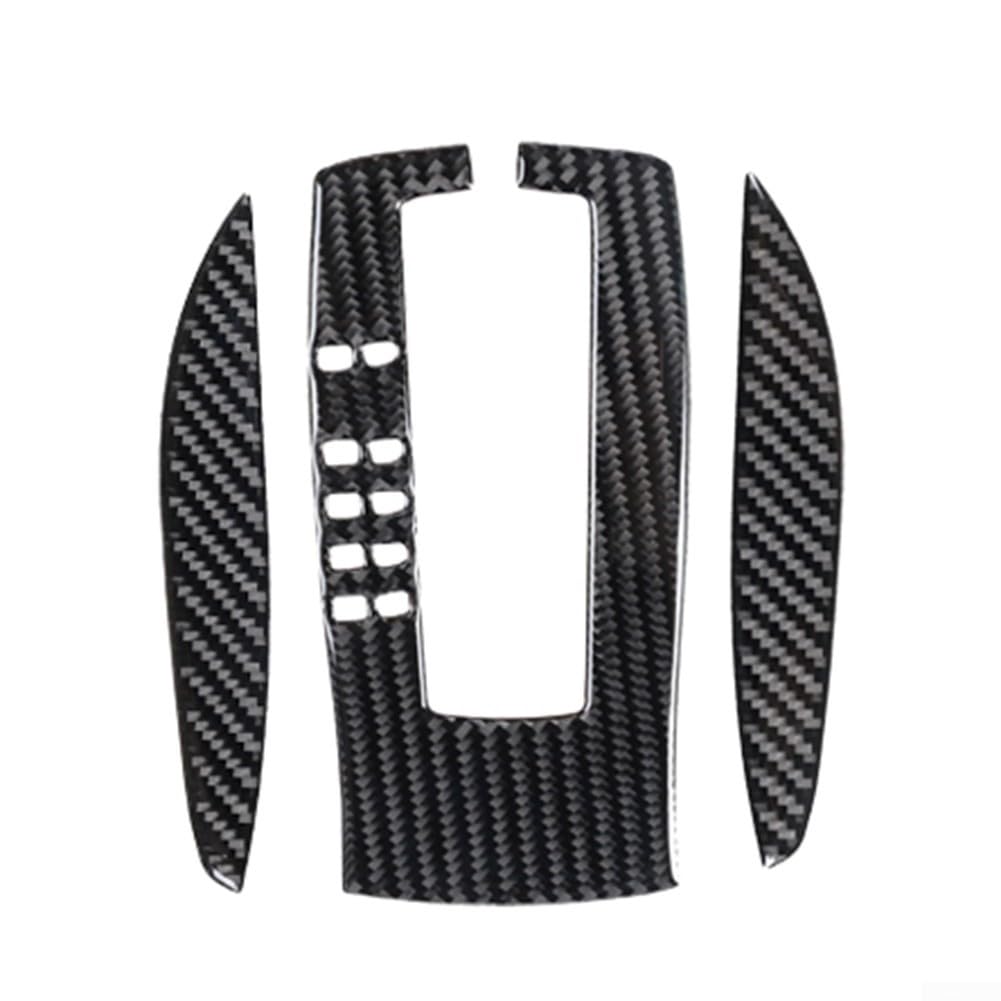 Gear Shift Box Cover, Carbon Fiber Trim, Interior Car Decoration, Camaro 2010-2015 Interior Upgrade, Dashboard Button Cover, Epoxy Coated