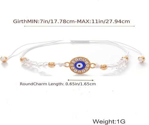 Miniatura 4 de Juego de 2412 pulseras mexicanas contra el mal de ojo, pulseras Hamsa, pulseras de protección Mal De Ojo, tobilleras de oro contra el mal de ojo,