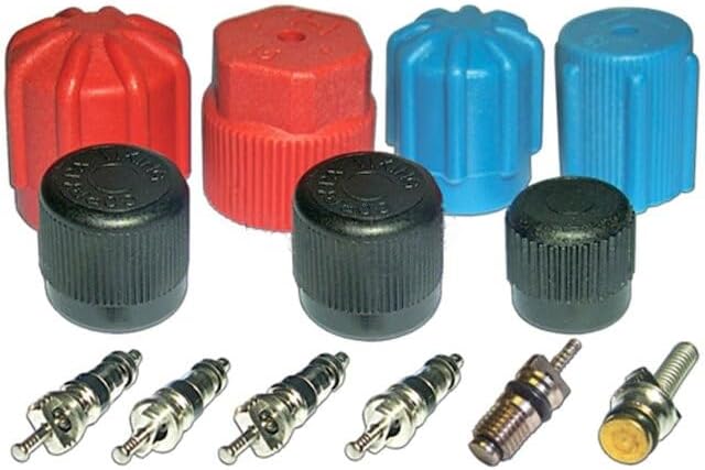 A/C System Valve Core and Cap Kit for 1964-1987 Chevrolet El Camino (PG-529946)