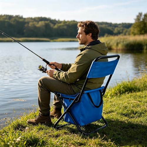 Chaise pliante pour camping extérieur compacte avec sac de transport - 3