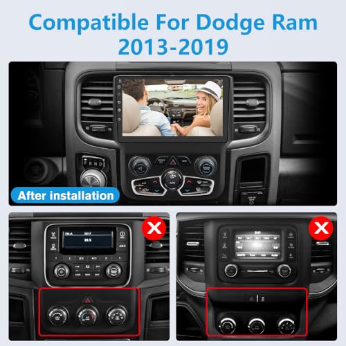 Image of Junsun Car Radio for Dodge Ram 1500 2500 2013-2019 CarPlay /Android Auto