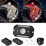 Best Utv Dome Light - Reviewing All The Best Options! 22 YCHOW-TECH UTV Dome Light, 12v Universal Roll Bar Mount Led UTV Interior Utility Roll Cage Dome Map Light for ATV Polaris RZR Can-Am Truck Golf Cart SXS Cab - White/Red