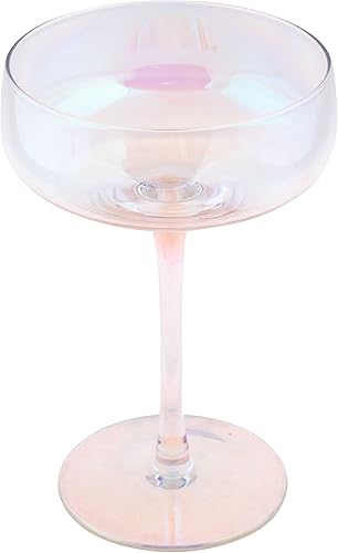 Miniatura 10 de Karma Regalos, champán de mediados de siglo Coupe Lila, juego de cuatro