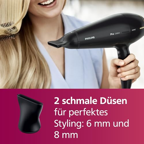 Philips Haartrockner Prestige Pro HPS920/00 mit 2300 W und Stylingdüsen
