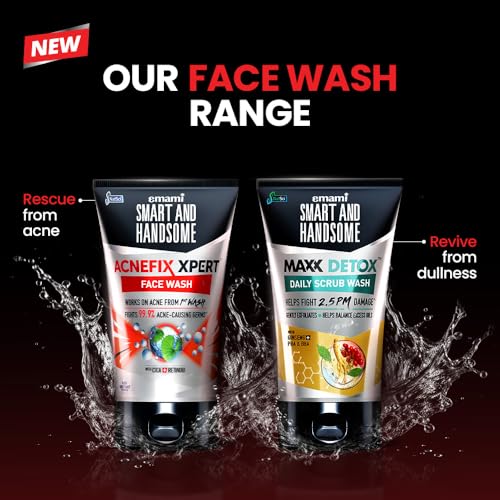 Image of Smart And Handsome Acnefix Xpert Face Wash 100g | Anti-Acne, Non-Irritant Formula, No Added Colors /Fragrance, Works From 1st Wash, Fights 99.9% Acne-Causing Germs | With Cica + Retinoid