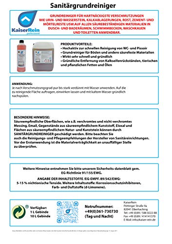 Urinsteinentferner KaiserRein Professional – Effektiver Sanitärreiniger