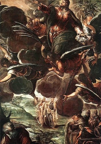 Toile l'Ascension de Tintoretto pour habiller un grand mur vide de salon