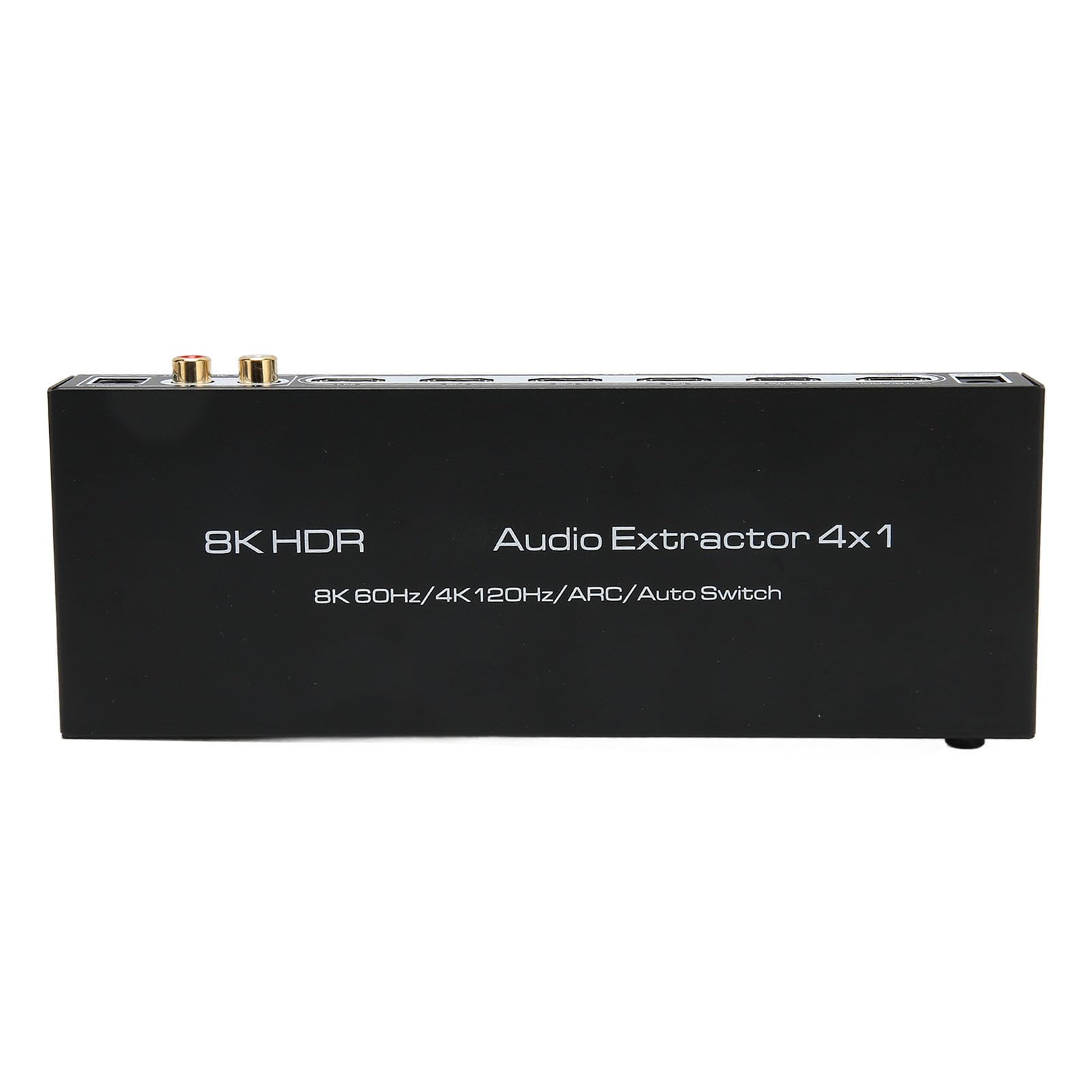 4x1 HDMI Sound Extractor Splitter, 8K 60Hz 4K 120Hz ARC 2 5.1 Channel Admite HD DTS HD Atoms AC3 DTS LPCM, HDMI Audio Extractor para TV (Enchufe de la UE)