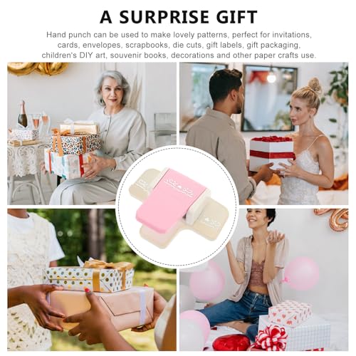 Perforadora de papel ligera con matriz de hierro resistente y formas florales variadas 3