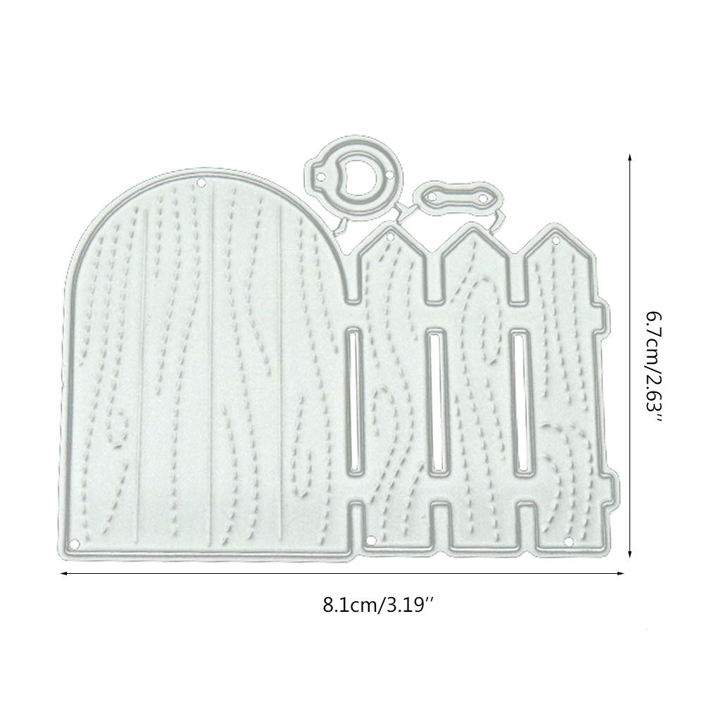 Gate Door Metal Die Cuts, Cutting Dies For Card...
