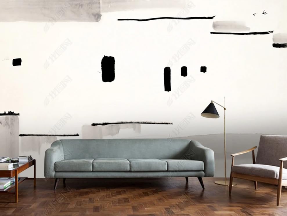 Papier peint intissé fleuve Yangtze poster géant mural pour salon et chambre