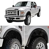 EAG Fender Flares Satin Black Styline Series Fit for 08-10 Ford F-250/F-350