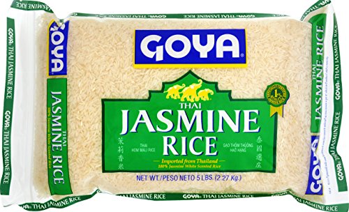 Image of Goya Foods Jasmine Rice, 5 Pound (Pack of 8)