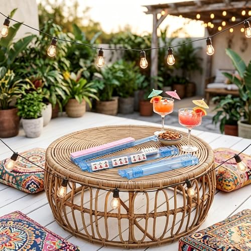 Support Mahjong acrylique avec poussoirs magnétiques pour table - 2