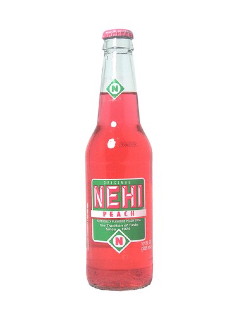 Nehi Peach 12 Oz Glass Bottles (12 Pack)