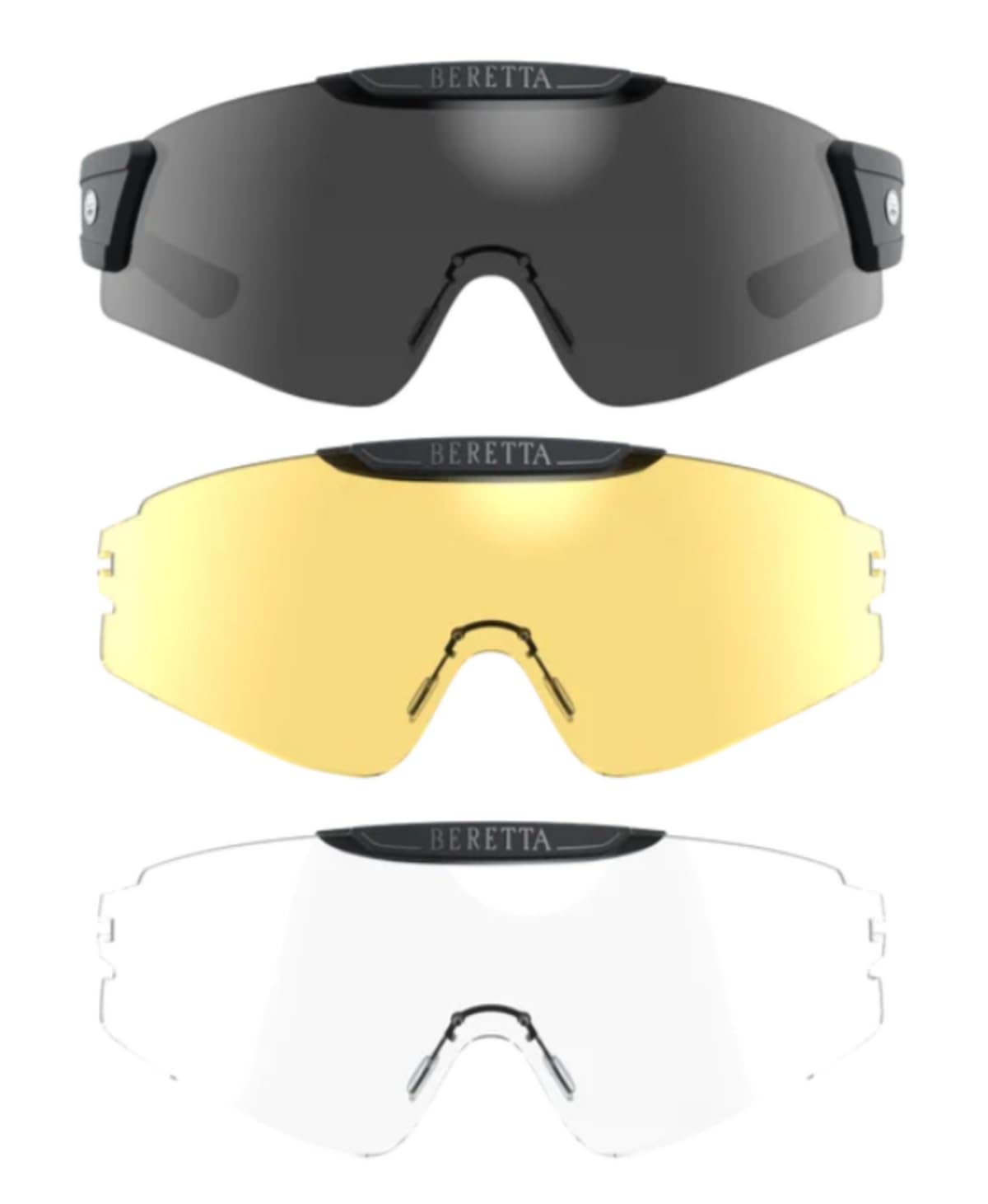BERETTA INTERMASK EYEGLASSES Fume & Neutral & Yellow OSFA