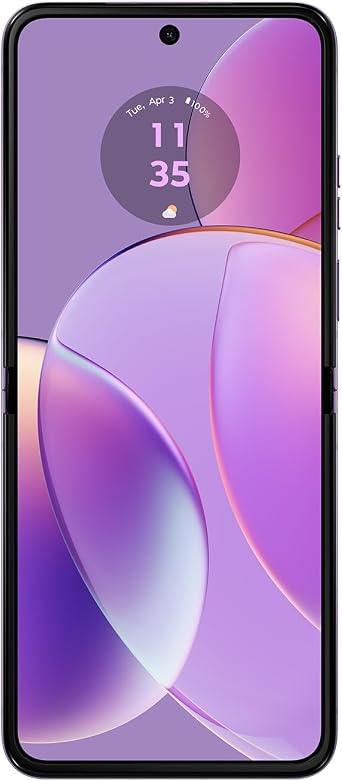Motorola razr | 2023 | Unlocked | for US 8/128 | 32MP Camera | Summer Lilac, 73.95 x 170.82 x 7.35mm