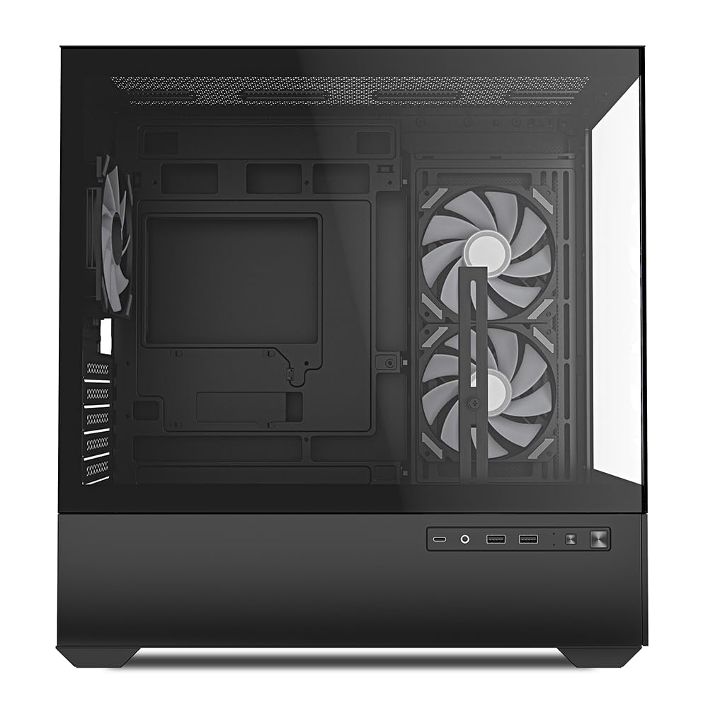 Sharkoon Mk6 Rgb Midi Tower Bianco (mk6 Rgb Black Matx [schwarz])