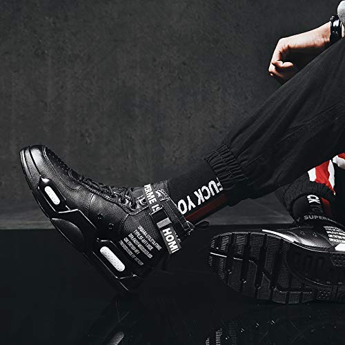 Image of Mens Fashion Sneakers High Top Walking Shoes Sport Athletic Casual Shoe Vogue Stylish Men