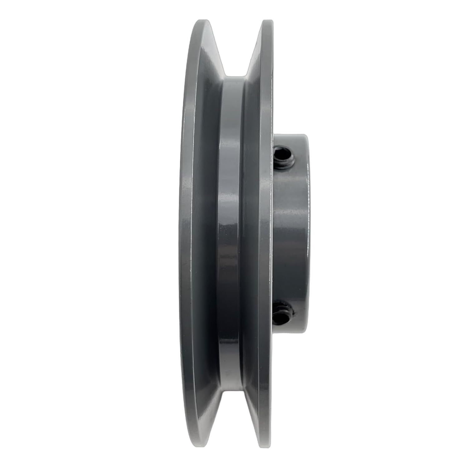 BK52-1-1/8 V Belt Pulley 1 1/8 inch Bore 4.95" OD,Electric Motor Pulley Cast Iron for A AX B BX 4L 5L V-Belts,BK52118 Pulley