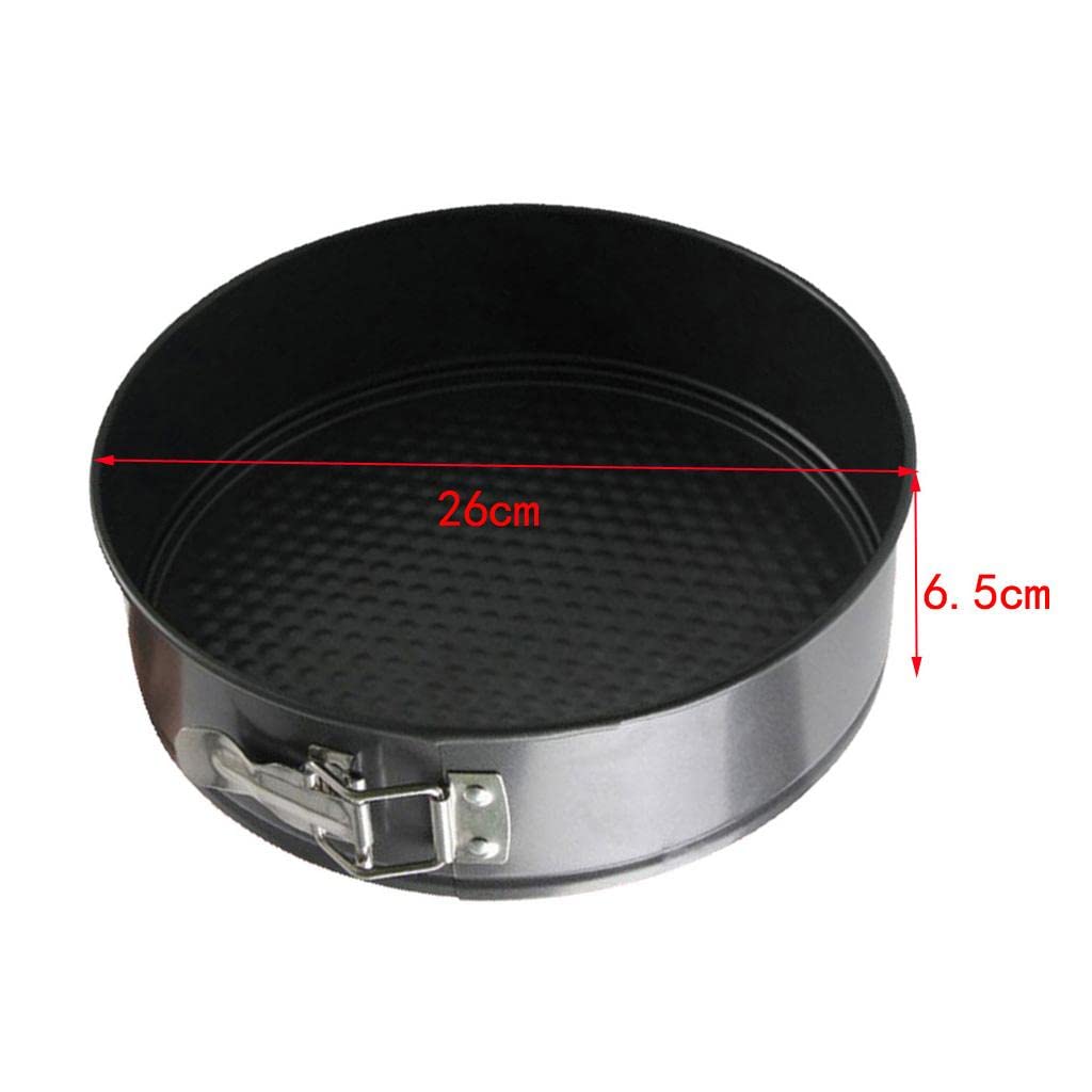 CALANDIS Non-Stick Round Loose Base Springform Cake Pan Tin Tray Bakeware 10 Inch