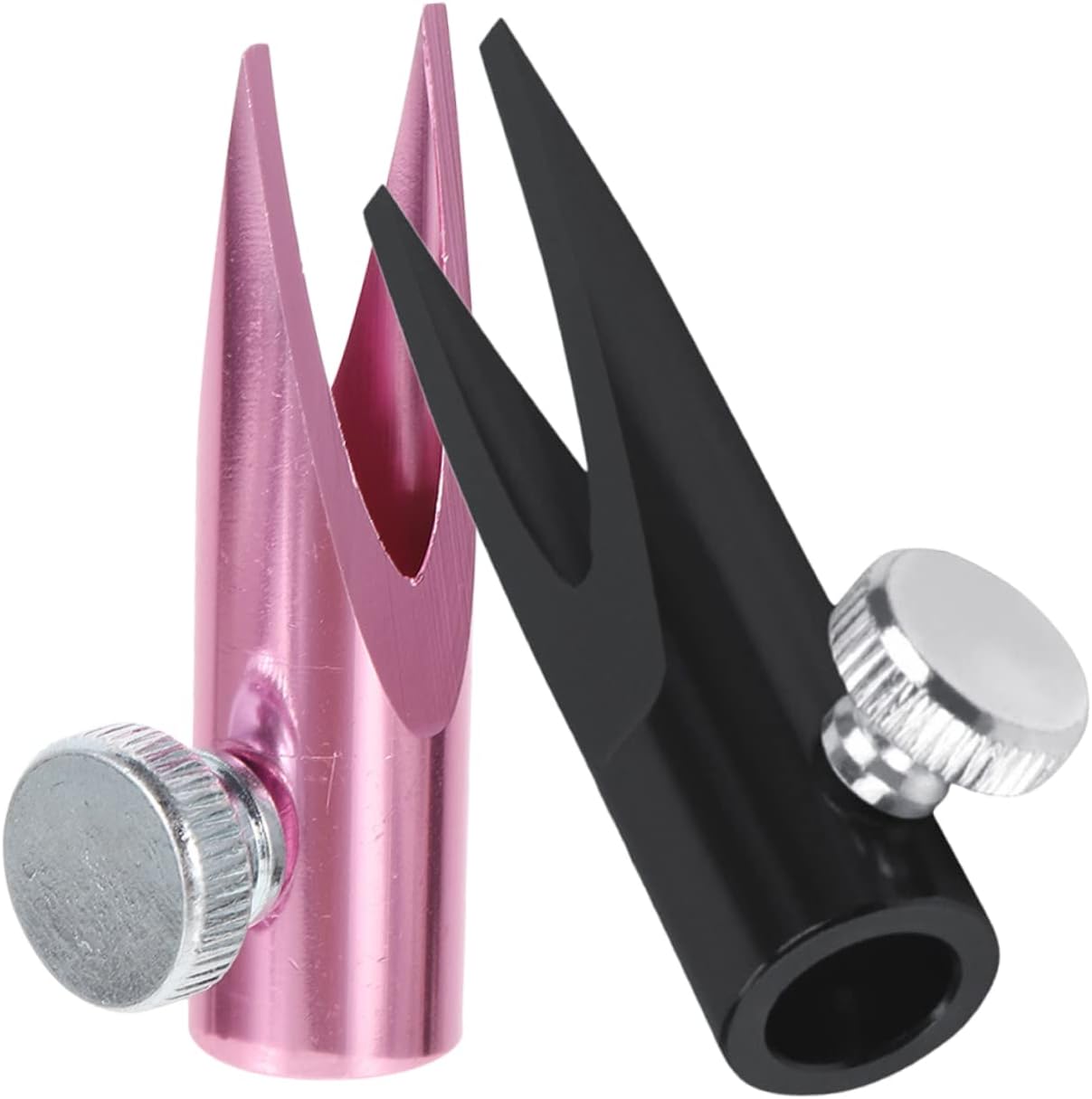 2pcs Aluminum Alloy Makeup Pencil Sharpener for Eyebrow Pencils