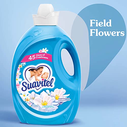 Suavitel Fabric Softener, Field Flowers, 120 Fluid Ounce, (Package May Vary) #TOP2