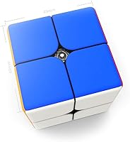 Vista 5 de GAN 249 V2, cubo mágico de 2x2 Gans Mini Cube Puzzle juguete 2x2x2 de 49mm (sin calcomanías)