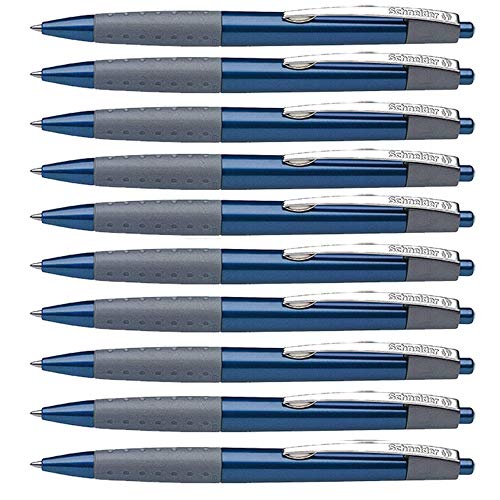 Schneider Loox Druckkugelschreiber, Strichstärke M (10er Set, Blau)