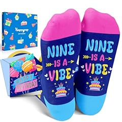 Nine is a Vibe Dark Blue