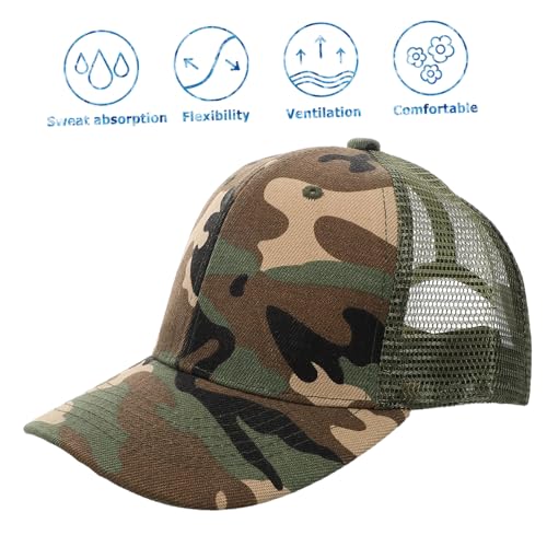 Sun Protection Cap for Boys and Girls Mesh Baseball Hat Boy Girl Camouflage for Outdoor Activities2