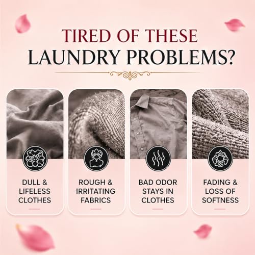 Image of Liquid Fabric Conditioner 1L | After Wash Softener for Machine &Hand Wash | 10x Long Lasting Perfume Fragrance | Anti-Static | Suitable forAll Fabrics | Men & Women (Blooso)