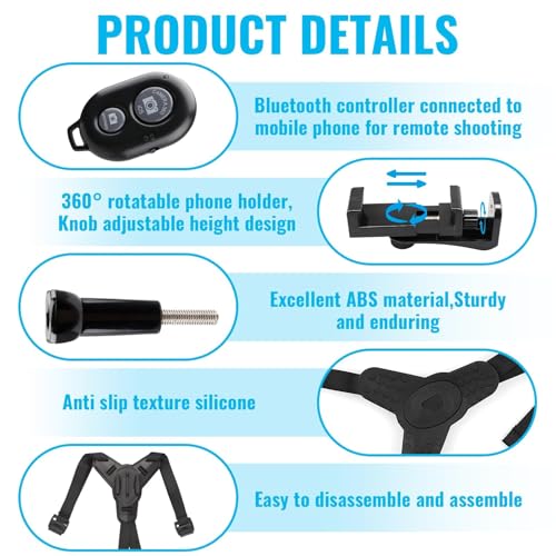 Soporte Casco de Moto Mento, Soporte de Cámara de Acción para GoPro Hero 13 12 11 10 9 8 para dji OSMO Action 5 Pro 4/3 Insta360 Ace Pro Ace Pro 2 X4 X3 GO3 Session Cámara de Acción Accesorios - imagen 2