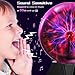 Theefun Plasma Ball: 6 Inch Plasma Globe Touch & Sound Sensitive Ball Lamp Electric Lightning Novelty Light for Parties, Home, Prop, Room Decoration, Christmas Gifts
