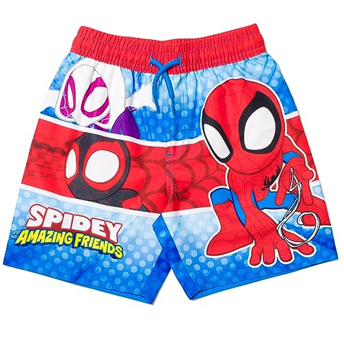 Image of Marvel Boys' Swimwear 2-Piece Rashguard and Swim Trunks Set Toddler to Big Kid