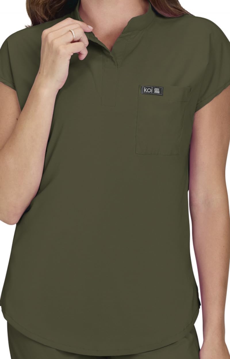 KOI Basics Women's Ari 1-Pocket Scrub Top image 3
