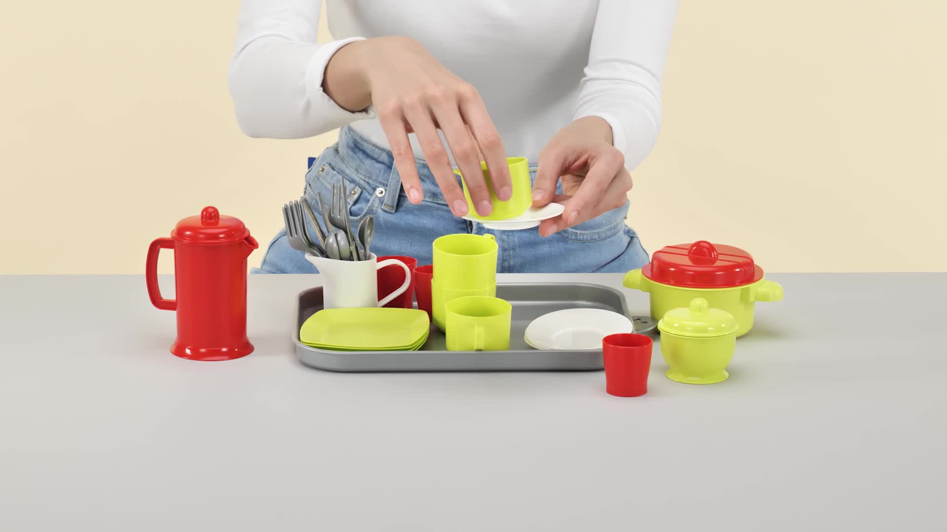 thumbnail: Ecoiffier Boodschappenmand Met Groenten & Fruit - Educatief Speelgoed Vanaf 18 Maanden