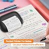 Label Maker Machine with Tape: Portable Sticker Printer, Support Continuous Label, Sticker Maker Machine with Multiple Templates for Home, Kitchen, School, Office Organization, Black