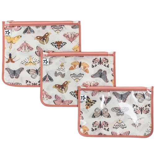 Image of Tiny Twinkle Diaper Bag Organizing Pouches|3 Pack Mess-Proof Clear Front Travel Organizer Bags&TSA Approved Toiletry Bag Set for Baby and Mom Essentials