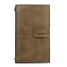 Travel Journal Notebook Vintage Retro Handmade Leather Lined Journal Refillable Note Book for Taking Notes by ai-natebok, 4.72 X 7.87inch (White Coffee)