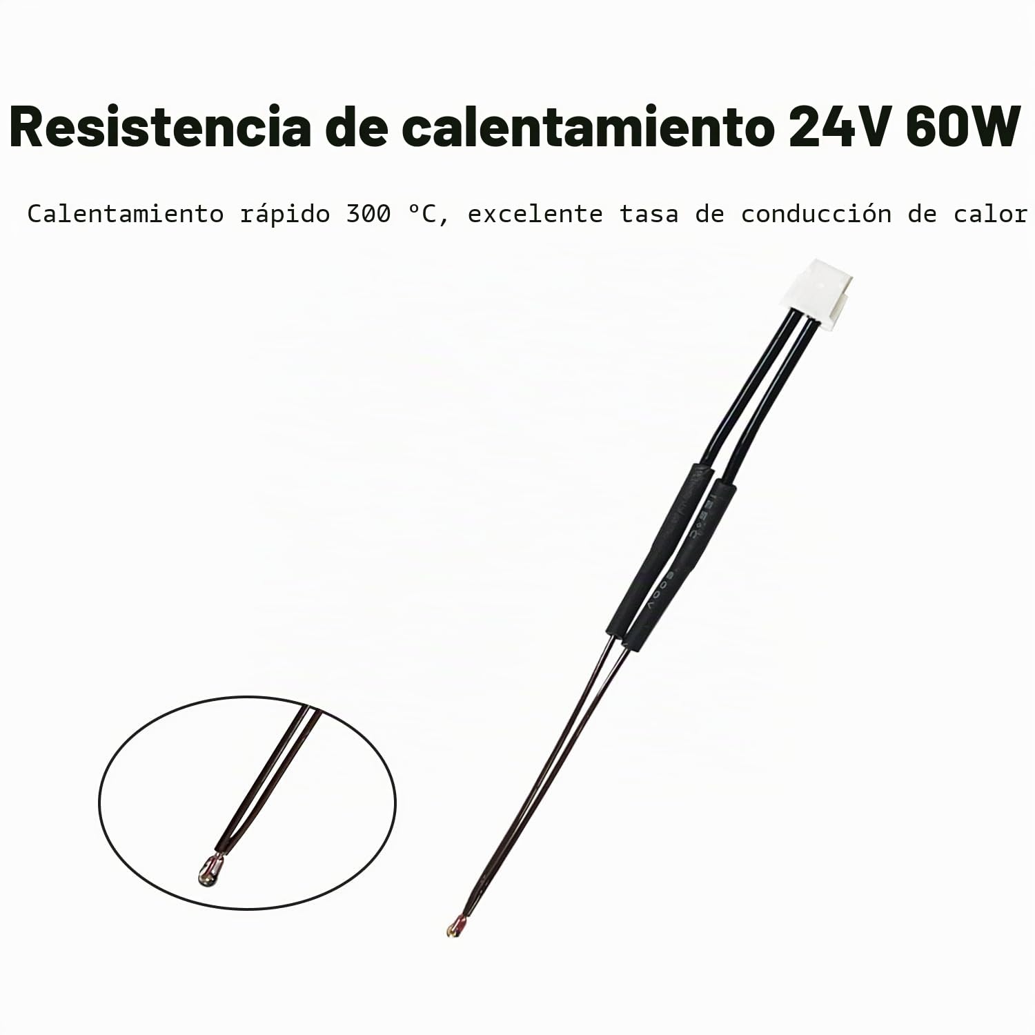 Actualización Hotend de cerámica para Elegoo Centauri Carbon Hotend cabezal de impresión extrusor Hot End con boquilla de acero endurecido de 0,4 mm disipador de calor elemento calefactor