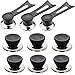 Yhuasia Accesorios Cocina Perillas Tapa, 9 Piezas Perillas Tapa Cacerola, Mango Tapa Reemplazable, Resistentes Calor Pomo, para Olla Común/Tapa Olla/Perilla/Mango/Utensilios Cocina/Tapa