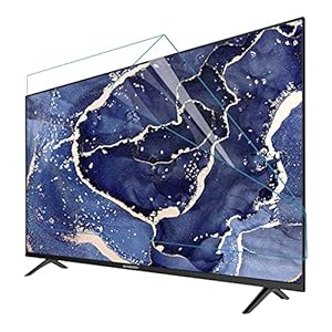 60-75 Zoll Hd/matt Blaulichtfilter Tv-Bildschirm, Tv Entspiegelungsfolie Anti Blaulichtfilter, Blöcke Uv-und Blaulicht Von 380 Bis 480 Nm, Displayschutz Strahlenschutz,HD-65in(1429... mm